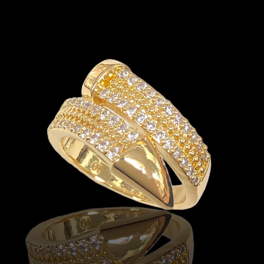 18K Gold Filled Cupid’s Arrow Ring